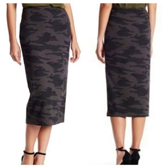 NEW Sanctuary Midi Pencil Skirt in Black Grid Medium - Picture 5 of 9